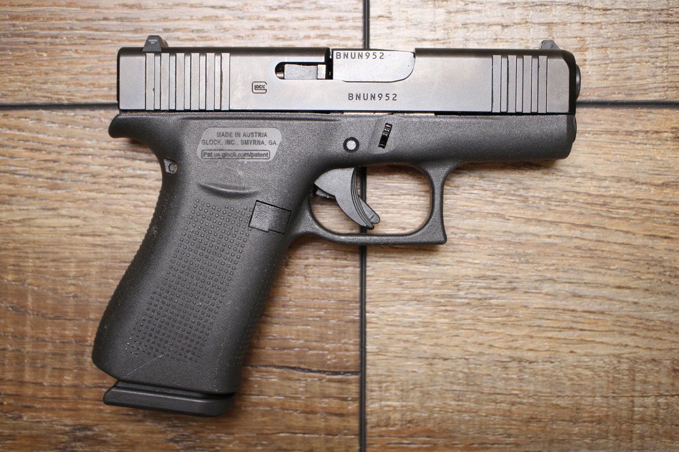 GLOCK 43X 9mm Police Trade-in Semi-Auto Pistol